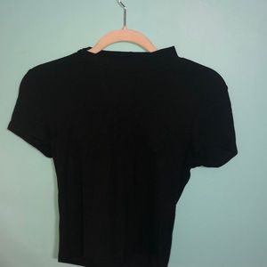 Black Ribbed crop too